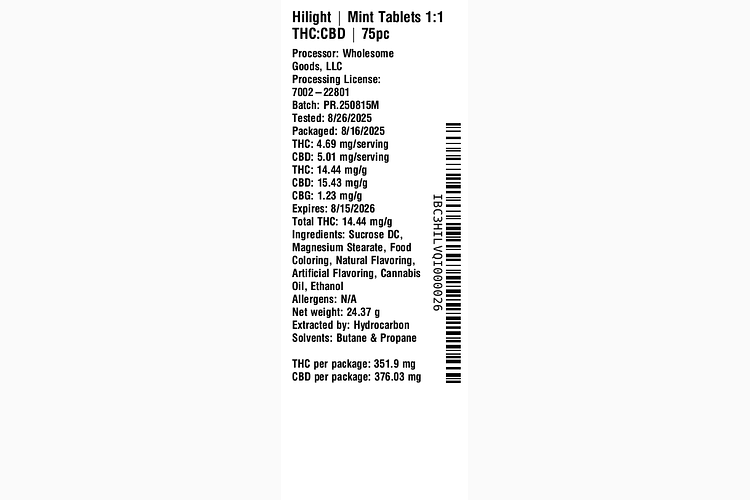 Mint Tablets by Hilight