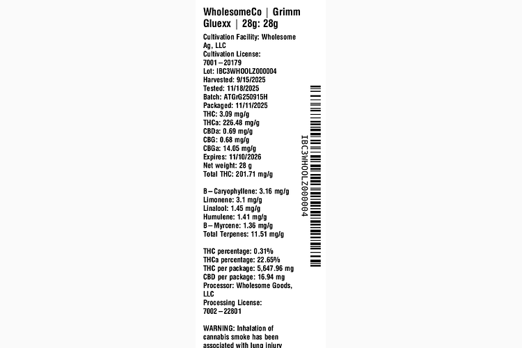 Grimm Gluexx by WholesomeCo