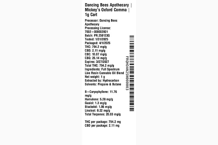 Mickey's Oxford Comma by Dancing Bees Apothecary