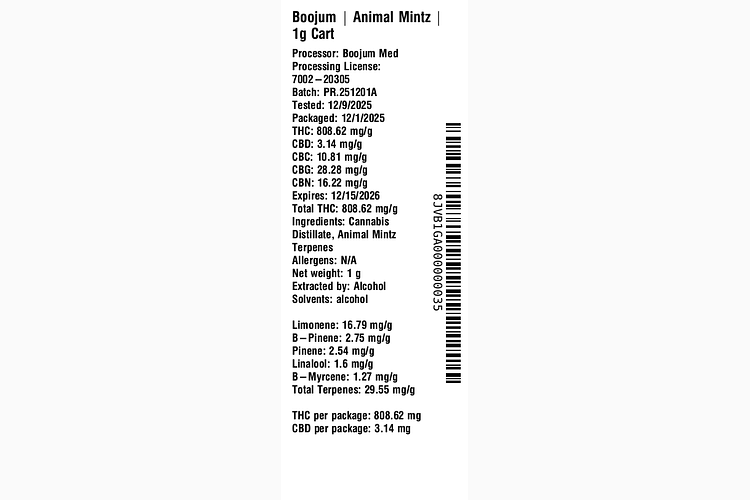 Animal Mintz by Boojum