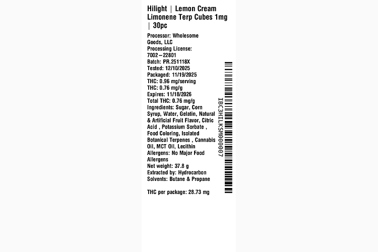 Swift - Lemon Cream Limonene Terp by Hilight