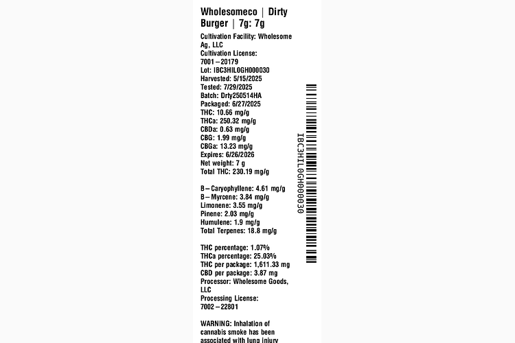 Dirty Burger by WholesomeCo