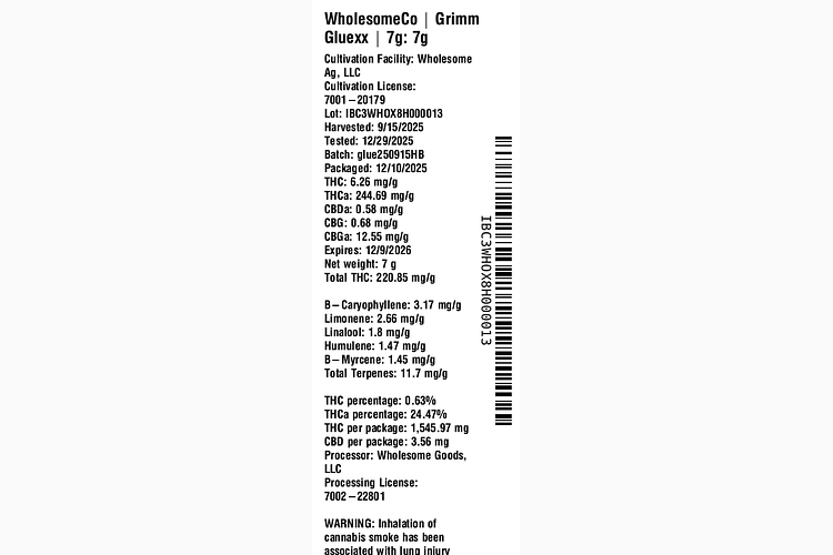 Grimm Gluexx by WholesomeCo