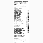 Blueberry Lobzter 1g Live Resin Cart by WholesomeCo