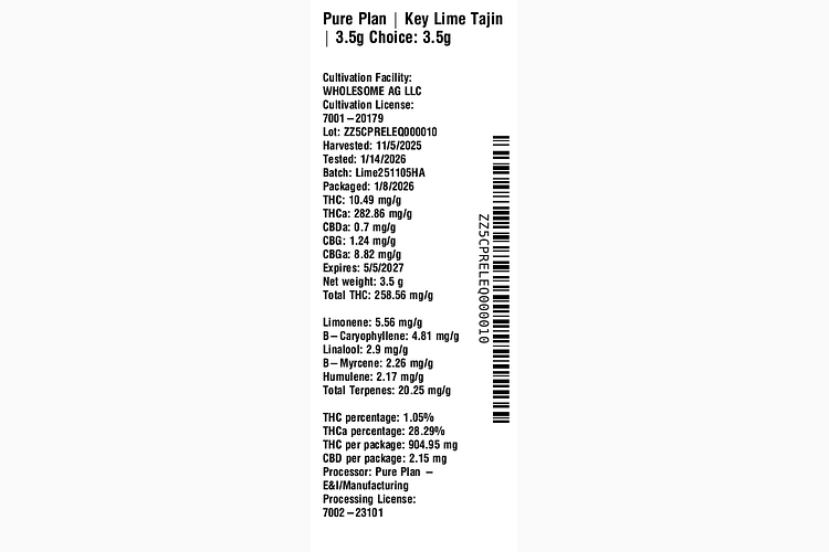 Key Lime Tajin by Pure Plan