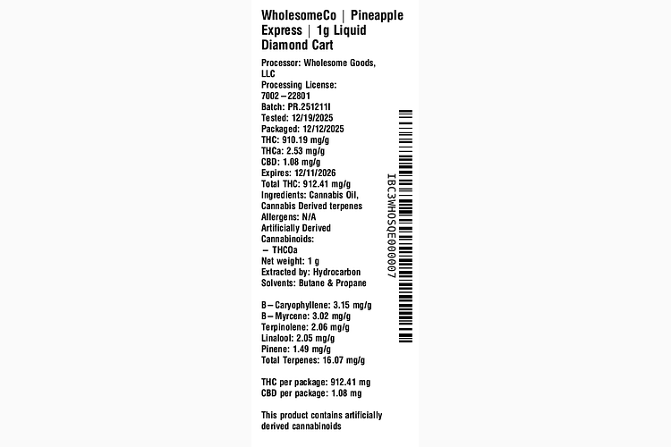 Pineapple Express by WholesomeCo