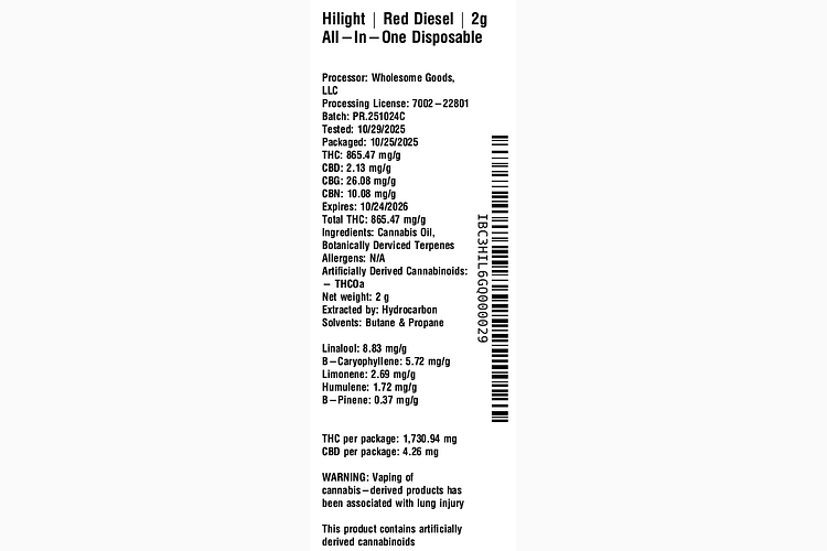 Red Diesel All-In-One by Hilight