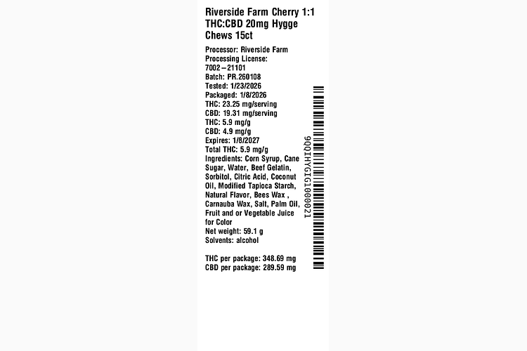 Cherry Hygge Chews by Riverside Farm