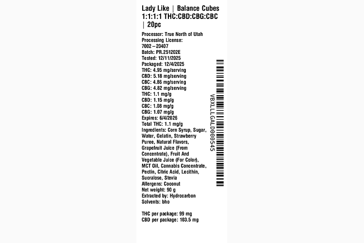 Balance Cubes by Lady Like