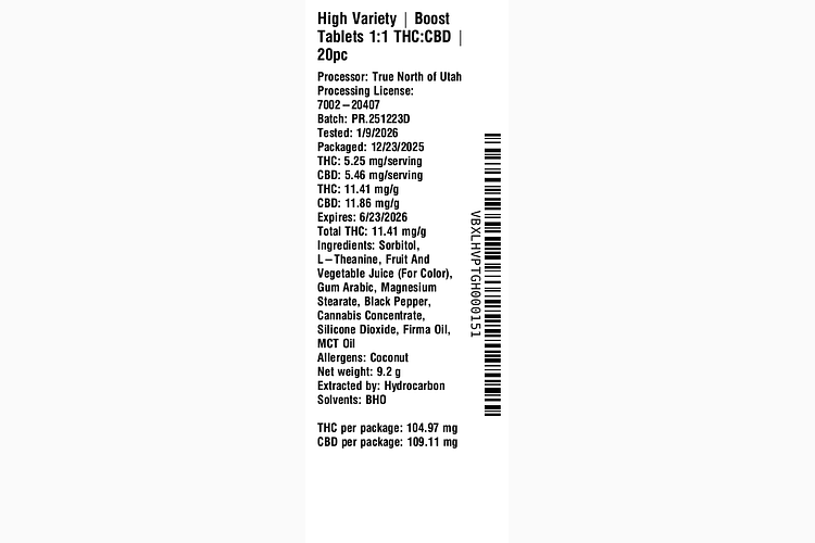 Boost by High Variety