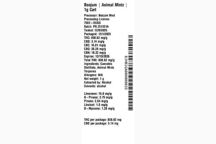 Animal Mintz by Boojum