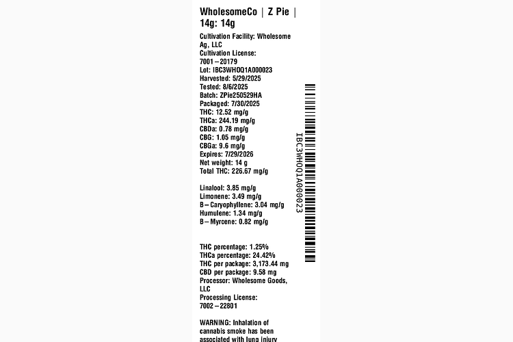 Z Pie by WholesomeCo