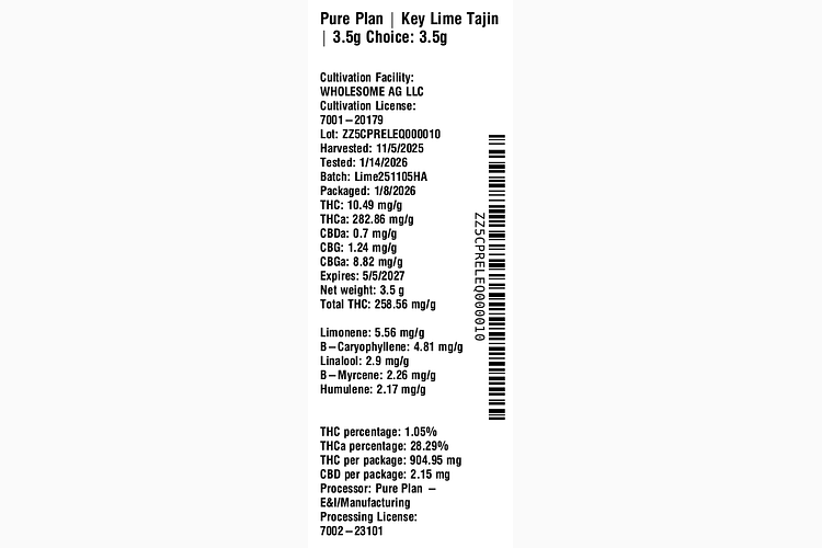 Key Lime Tajin by Pure Plan