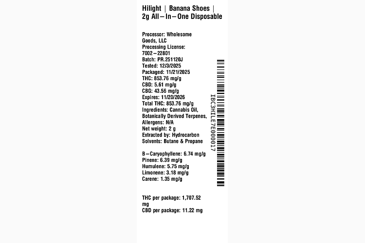 Banana Shoes All-in-One by Hilight