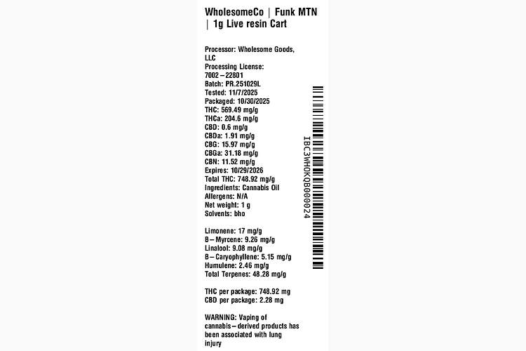 Funk MTN by WholesomeCo