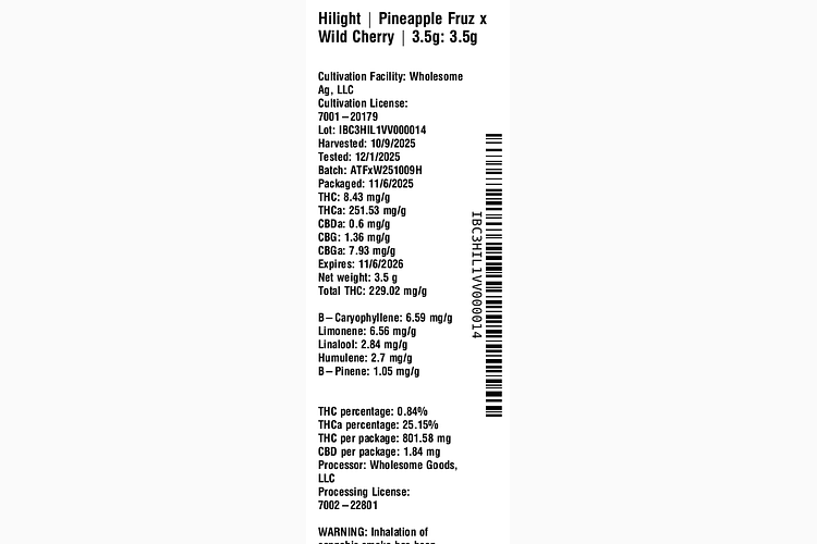 Pineapple Fruz x Wild Cherry by Hilight