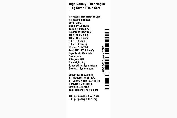 Bubblegum by High Variety