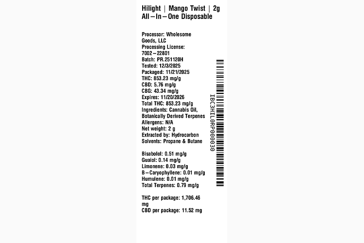 Mango Twist All-In-One by Hilight