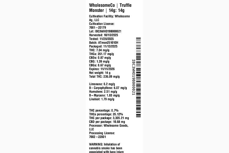 Truffle Monster by WholesomeCo