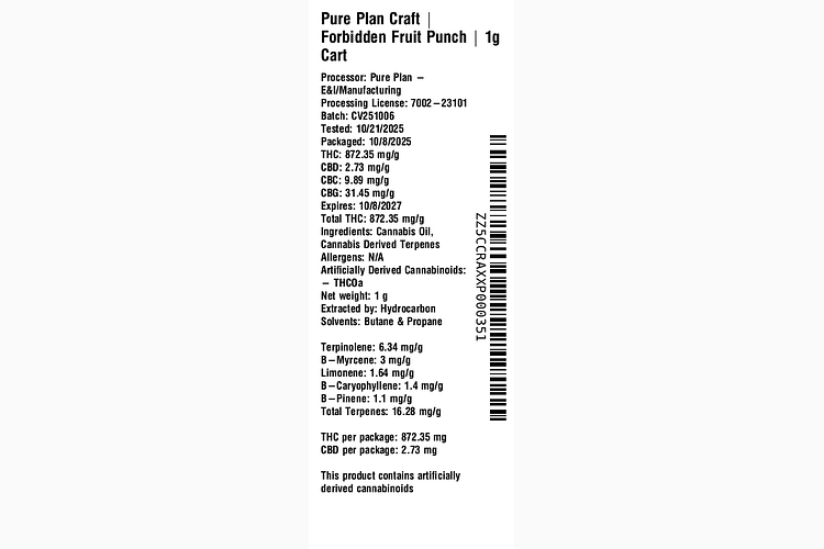 Forbbiden Fruit Punch by Pure Plan