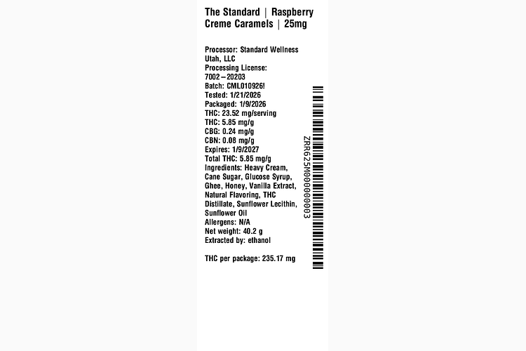 Raspberry Creme Caramels by The Standard