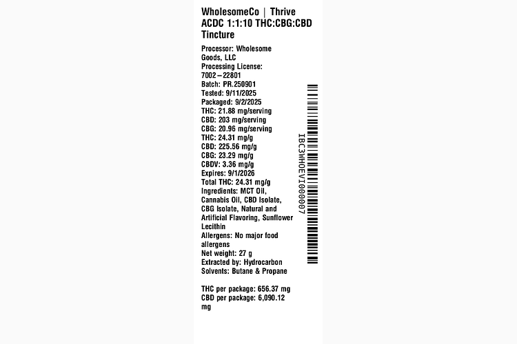 Thrive ACDC by WholesomeCo