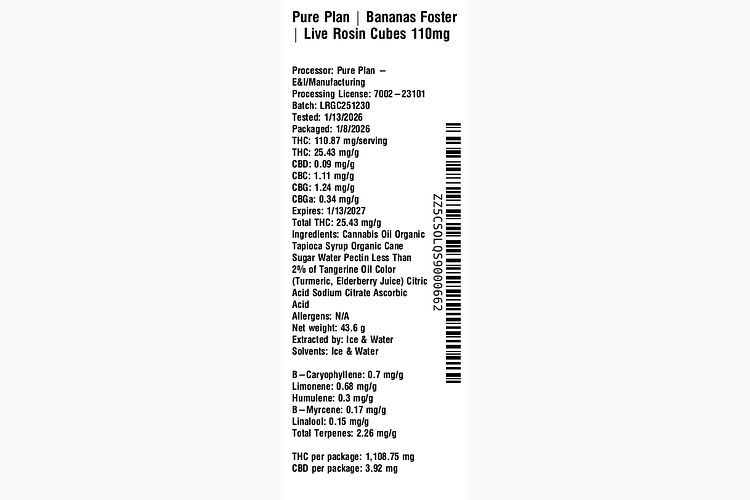 Bananas Foster by Pure Plan