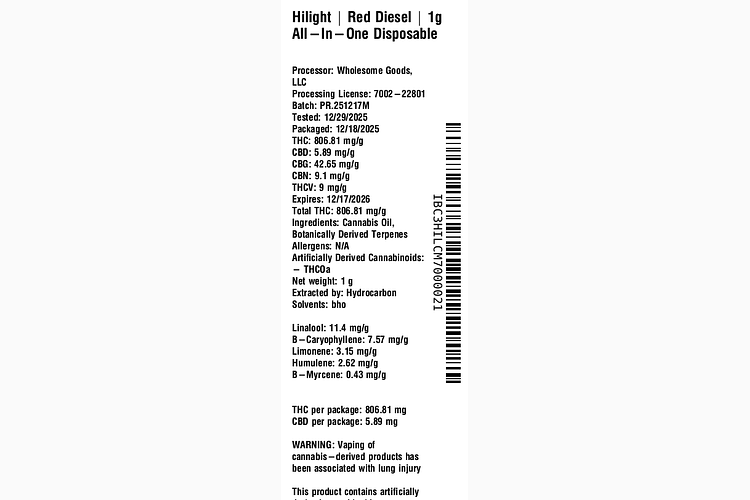 Red Diesel All-In-One by Hilight