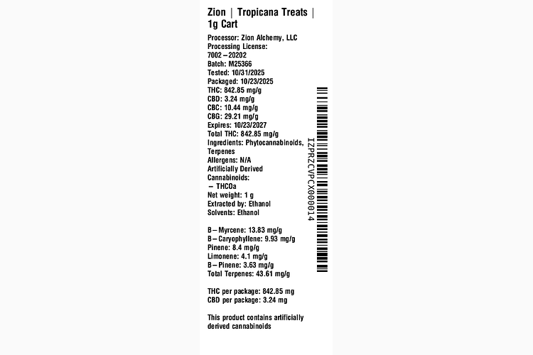 Tropicana Treats by Zion