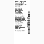 Lemon Liquid Suspension by Wave