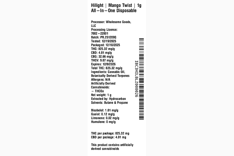 Mango Twist All-In-One by Hilight