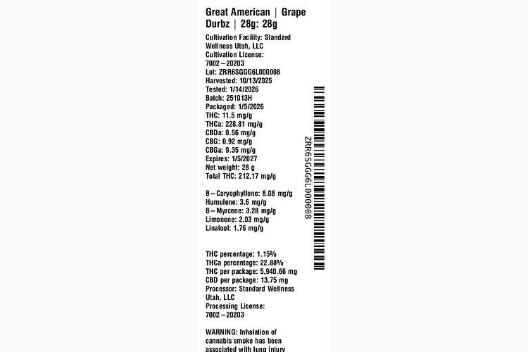 Grape Durbz by Great American