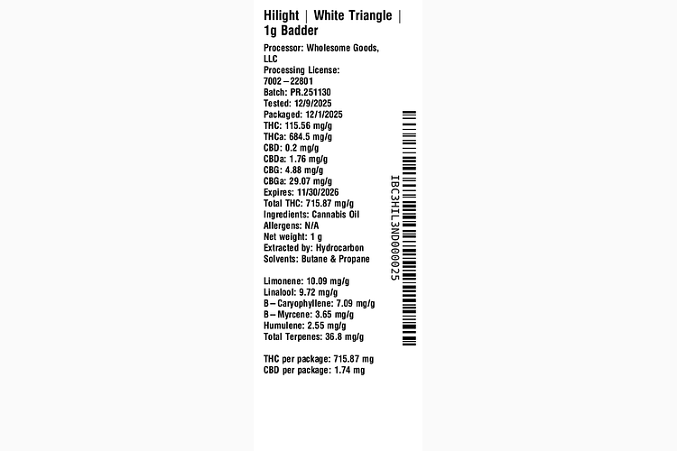 White Triangle by Hilight