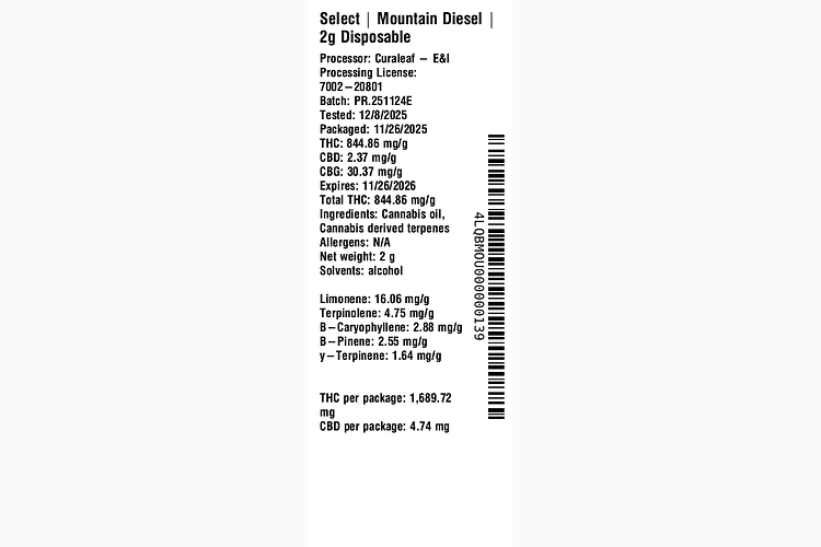 Mountain Diesel by Select