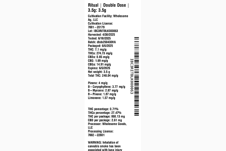 Double Dose by Ritual