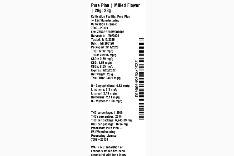 Milled Flower by Pure Plan