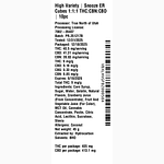 Snooze ER Cubes 1:1:1 THC:CBN:CBD by High Variety