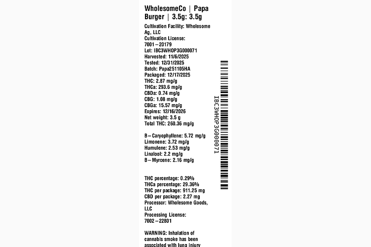 Papa Burger by WholesomeCo