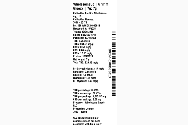 Grimm Gluexx by WholesomeCo