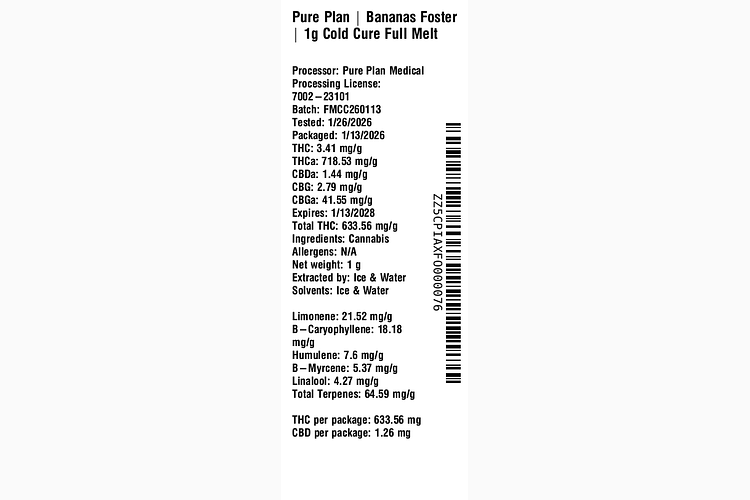 Bananas Foster by Pure Plan