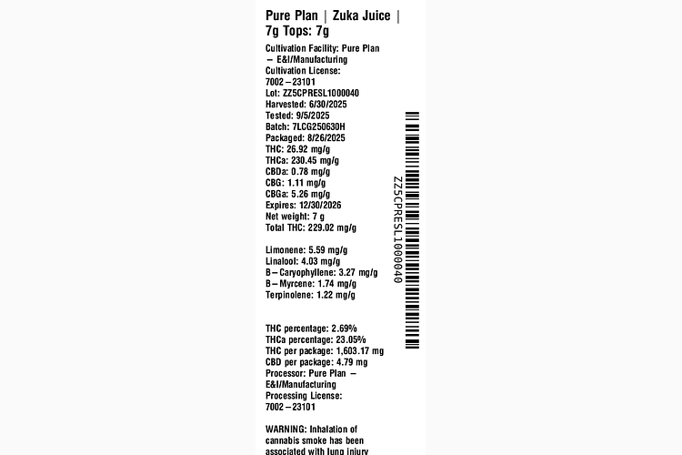 Zuka Juice by Pure Plan