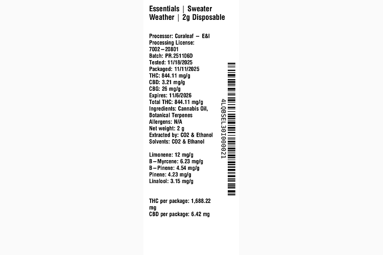 Sweater Weather by Essentials