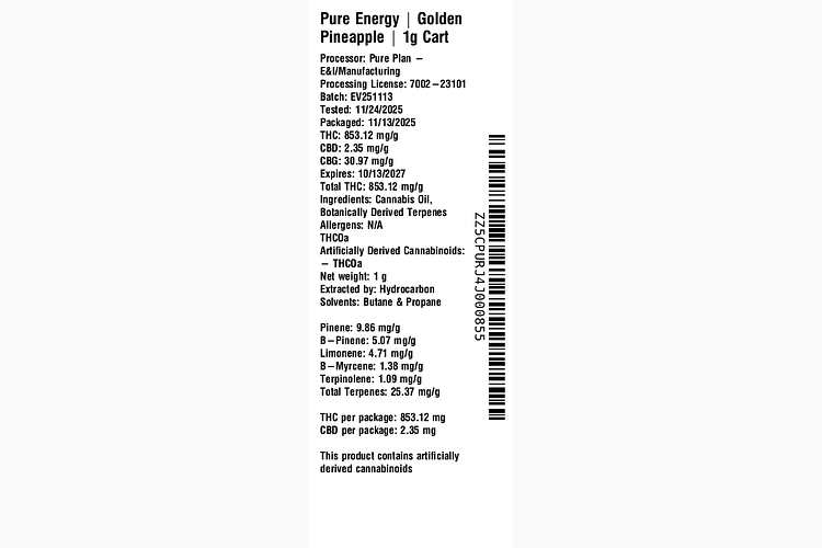 Golden Pineapple by Pure Plan