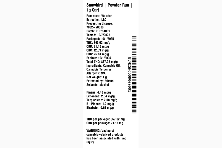 Powder Run by Snowbird