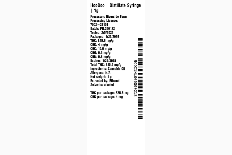 Distillate Syringe by HooDoo