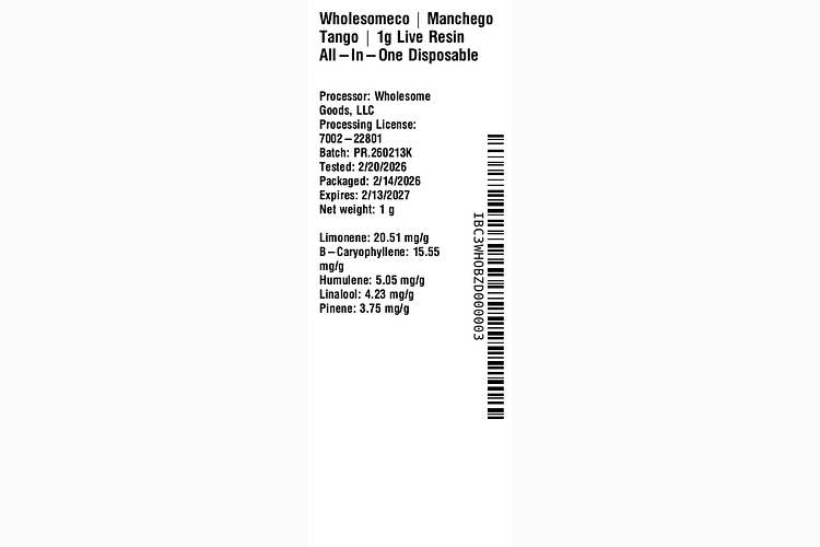 Manchego Tango by WholesomeCo