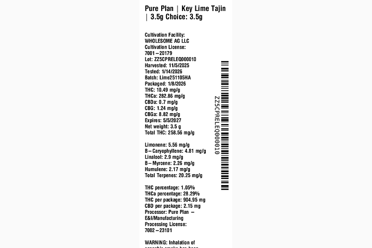 Key Lime Tajin by Pure Plan