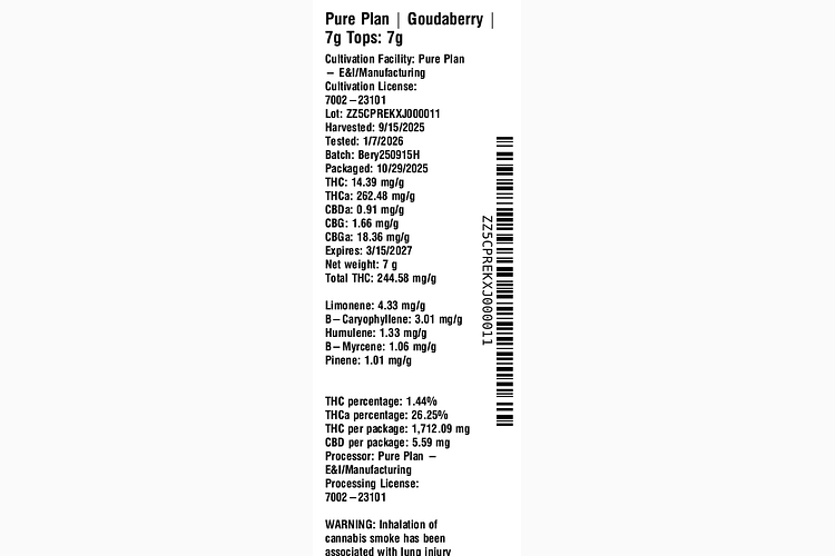 Goudaberry by Pure Plan