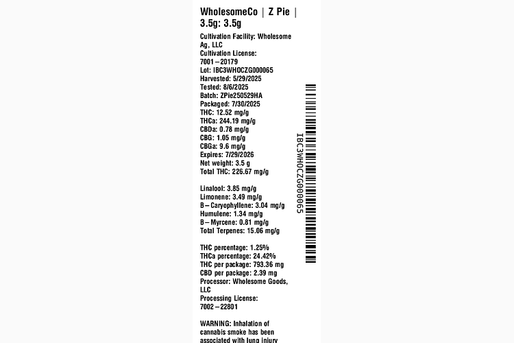 Z Pie by WholesomeCo