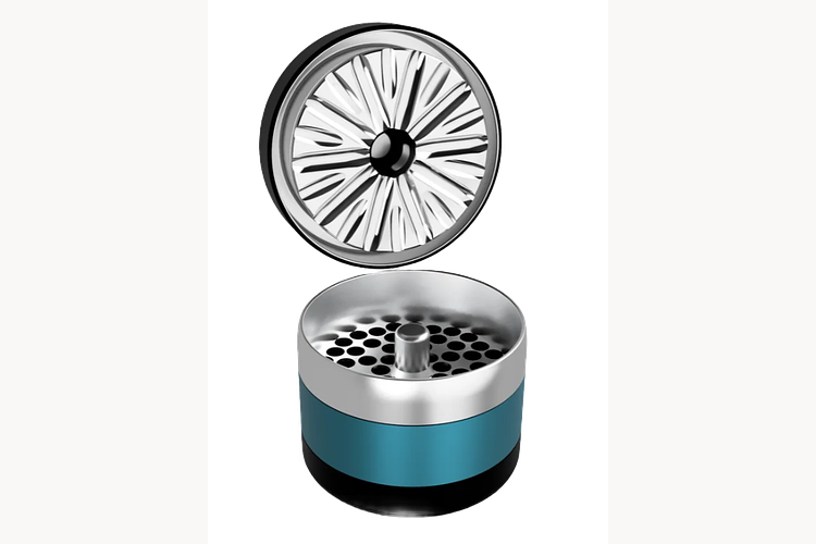 Premium Edition | Stainless Steel 2.5” | 3-Piece by Flower Mill
